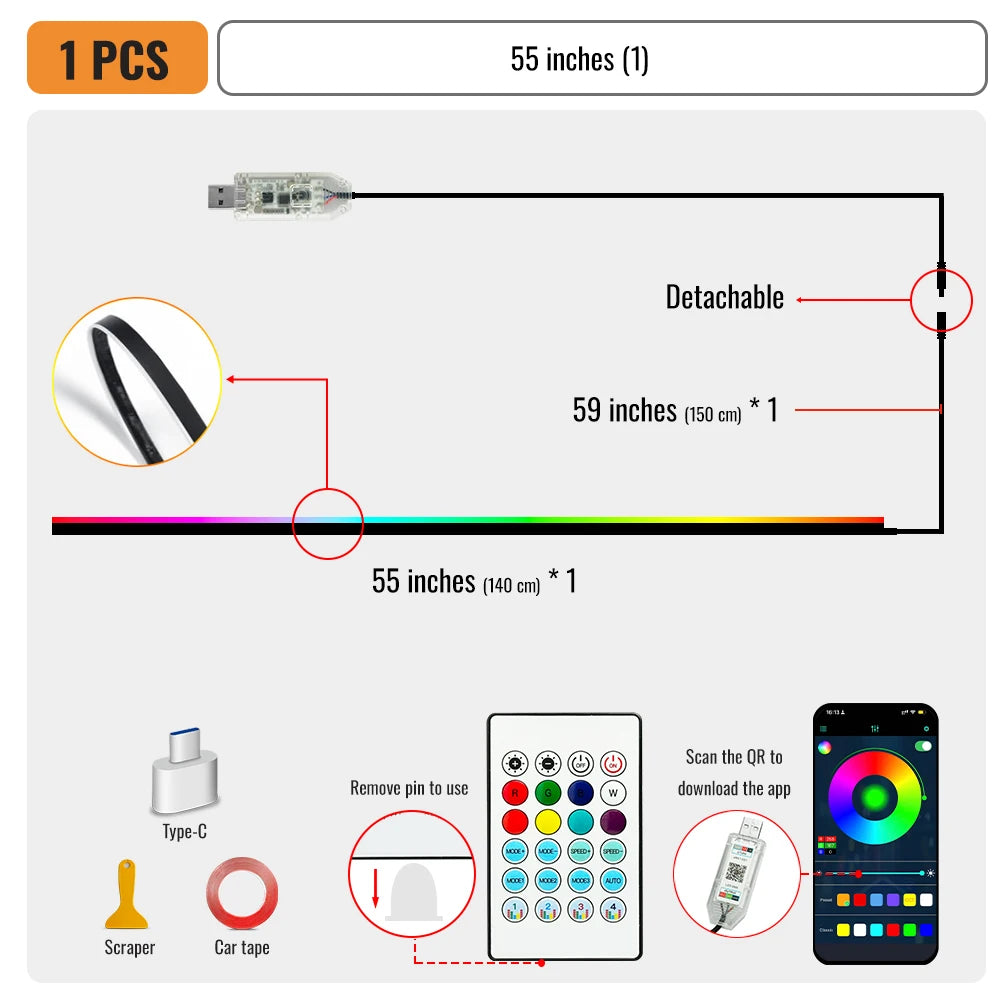 LED Ambient Lighting Strips